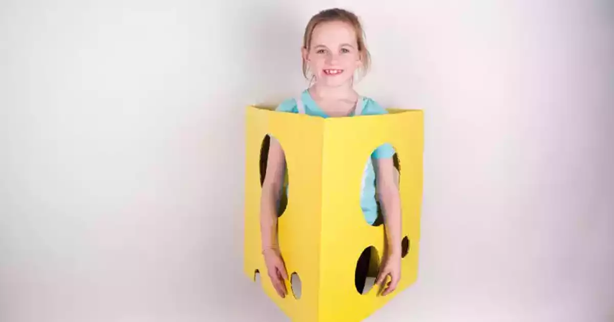 Halloween cheese costume for kids