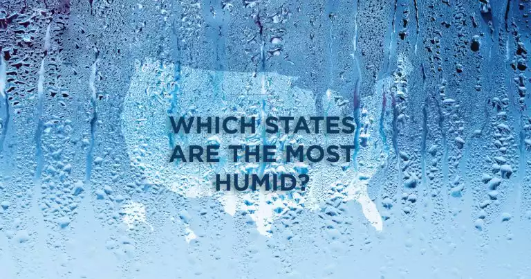 states with the highest relative humidity